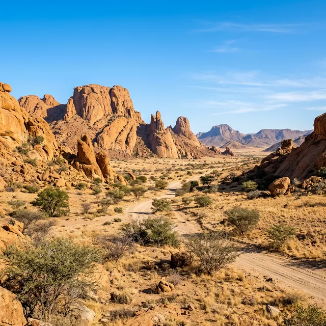 Damaraland rocky landscape